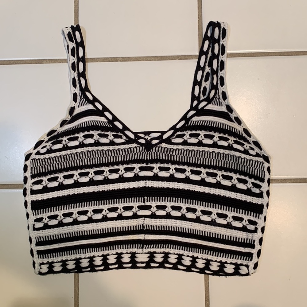 Alice + Olivia knit crop top